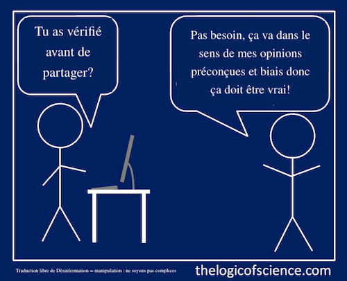 Le biais de confirmation: Il consiste à chercher ou à interpréter les informations qui confirment nos croyances ou nos hypothèses, et à ignorer ou à rejeter celles qui les contredisent.